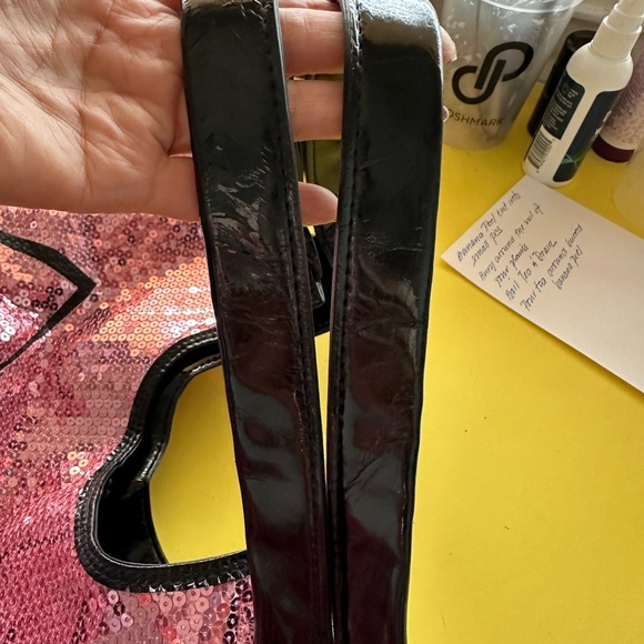 KITSON Pink Sequin Large Tote Bag - Picture 7 of 9